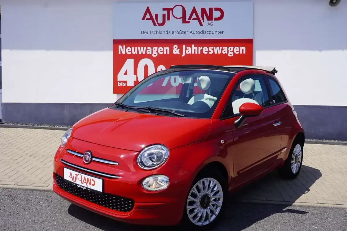 Gebraucht Fiat 500C 69 PS (50 kW) 2020 Passione rot Cabrio
