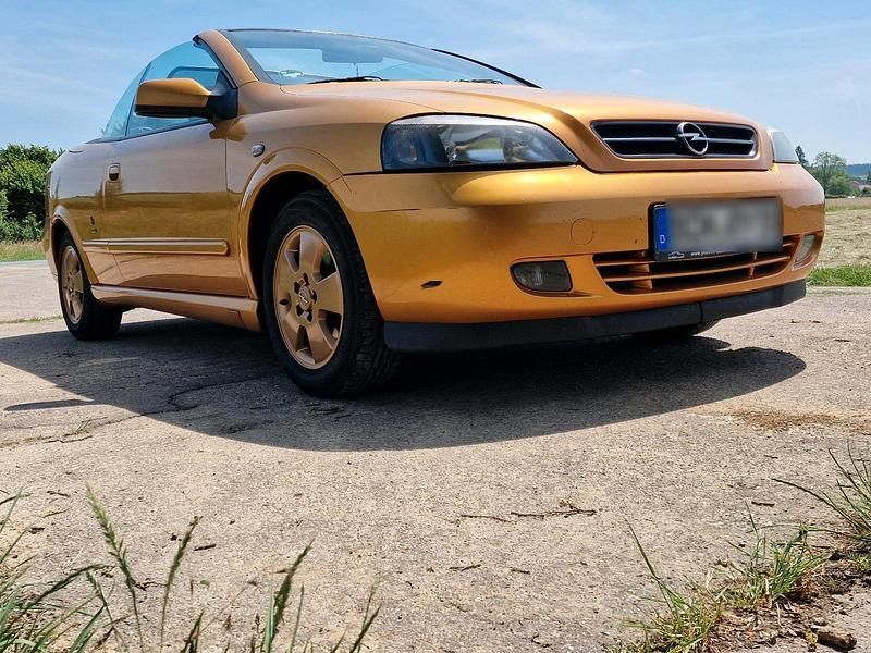 Gold Gebraucht 2001 Opel Astra Cabriolet Cabrio | 2.222 € (Fairer Preis) - Bild 1/4
