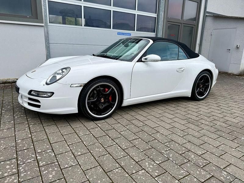 Weiß Gebraucht 2007 Porsche 911 Carrera 4S Cabriolet Cabrio | 54.500 € (Fairer Preis) - Bild 1/4
