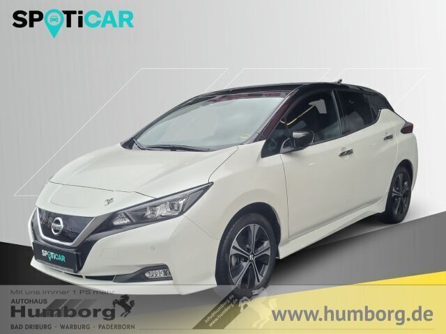 Weiss Gebraucht 2021 Nissan Leaf Tekna Kleinwagen | 21.650 € (Etwas zu teuer) - Bild 1/4