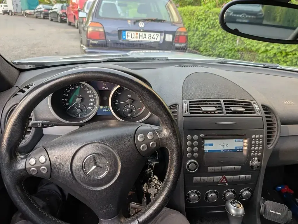 Gebraucht Mercedes SLK200 163 PS (119 kW) 2005 Silber Cabrio