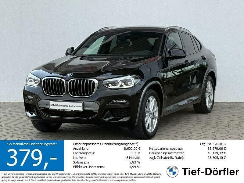 Schwarz Gebraucht 2021 BMW X4 M Sport SUV | 42.690 € (Fairer Preis) - Bild 1/4
