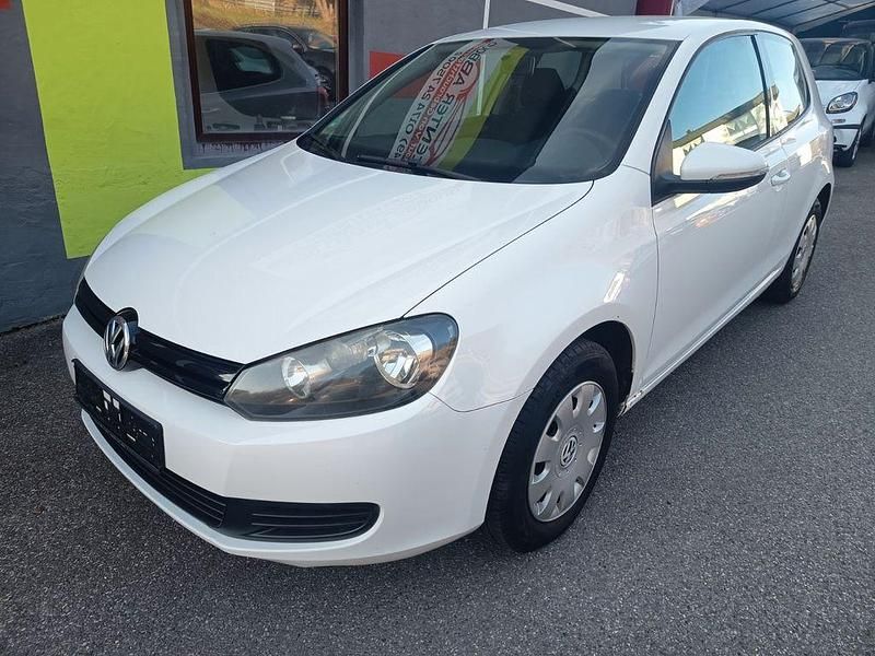 Gebraucht VW Golf VI Trendline 80 PS (58 kW) 2009 Weiß Kleinwagen