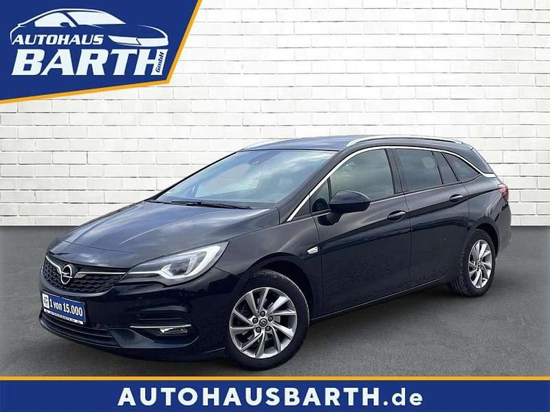 Schwarz Gebraucht 2020 Opel Astra Elegance Kombi | 14.540 € (Etwas zu teuer) - Bild 1/4