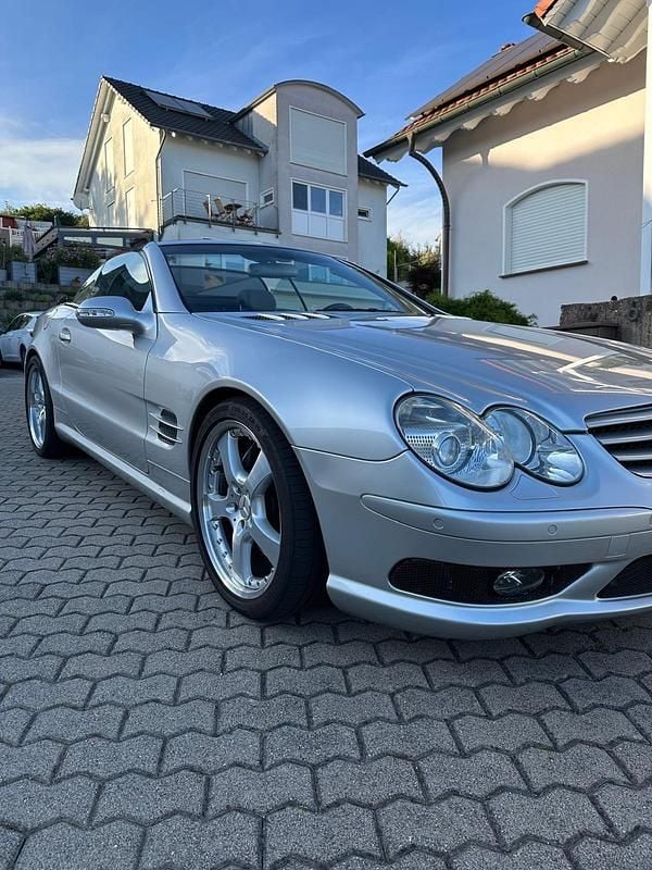 Silber Gebraucht 2002 Mercedes SL55 AMG AMG Cabrio | 39.900 € (Guter Preis) - Bild 1/4