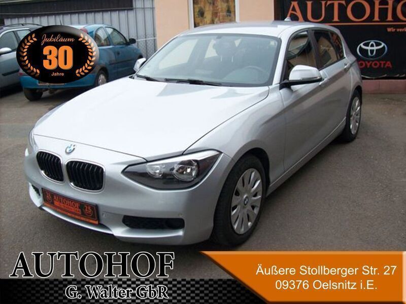Silber metallic Gebraucht 2014 BMW 116 Efficient Dynamics Kleinwagen | 7.700 € (Etwas zu teuer) - Bild 1/4