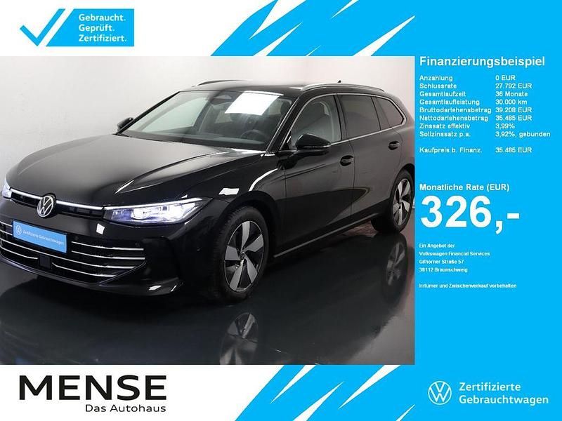 Grenadillschwarz Gebraucht 2025 VW Passat Elegance Kombi | 35.485 € (Superpreis) - Bild 1/4