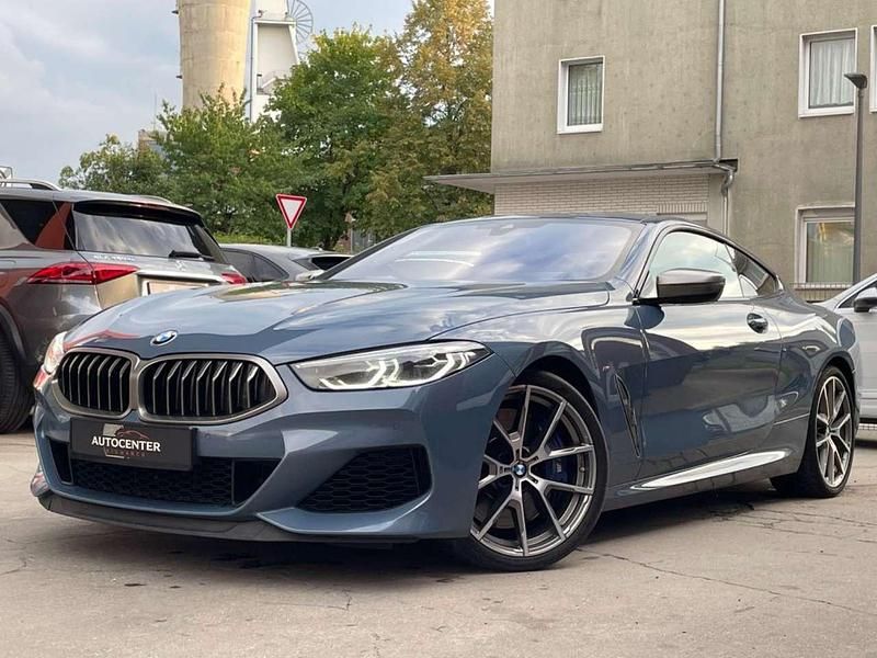 Blau Gebraucht 2018 BMW M850 Shadowline Coupé | 48.990 € (Superpreis) - Bild 1/4