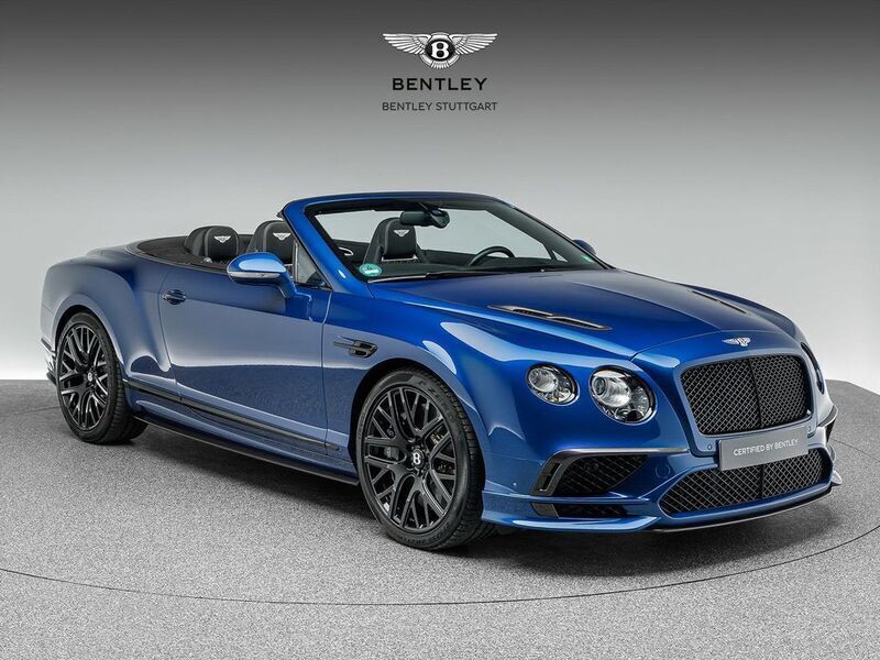 Blau Gebraucht 2018 Bentley Continental Supersports Cabrio | 198.890 € - Bild 1/4