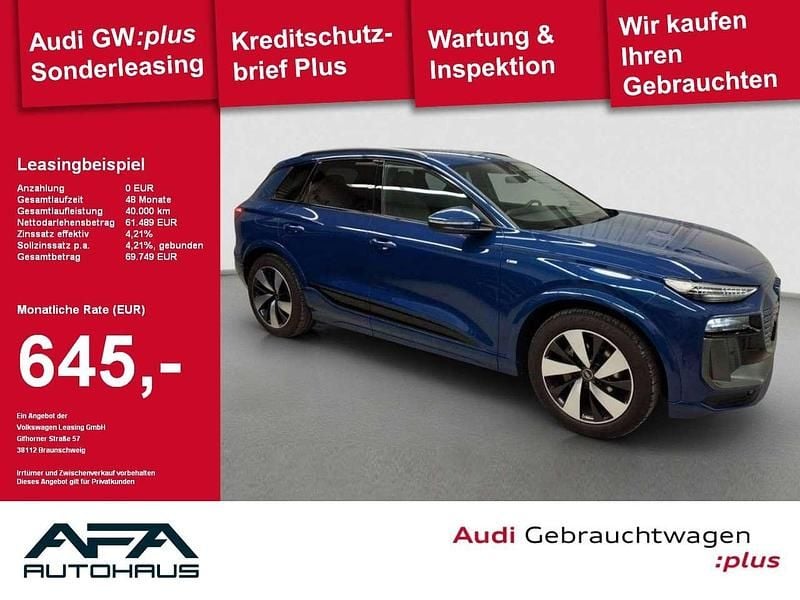 Gebraucht Audi Q6 e-tron S-Line 284 kW (387 PS) 2024 Blau SUV