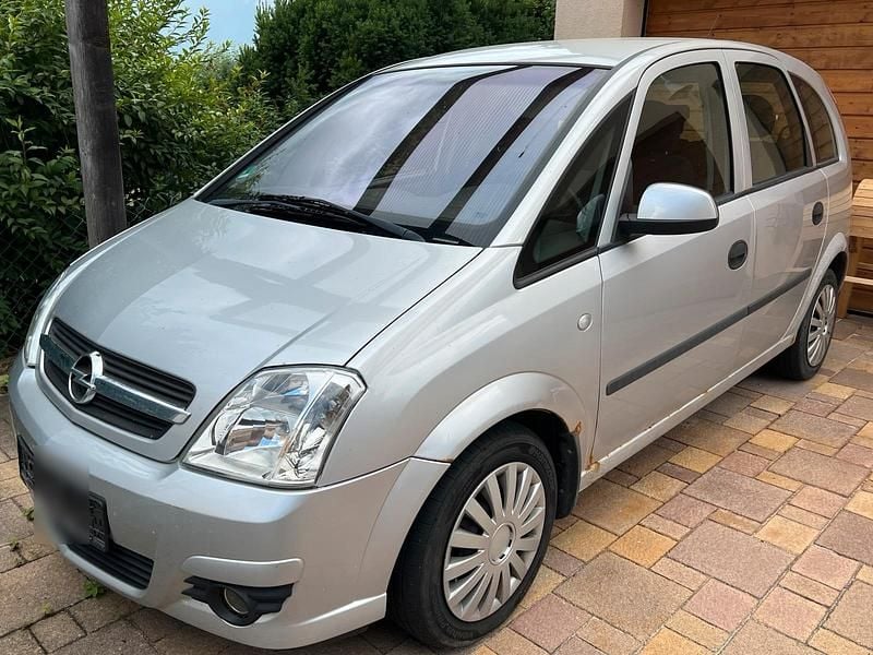 Silber Gebraucht 2004 Opel Meriva Van / Kleinbus | 750 € (Superpreis) - Bild 1/3