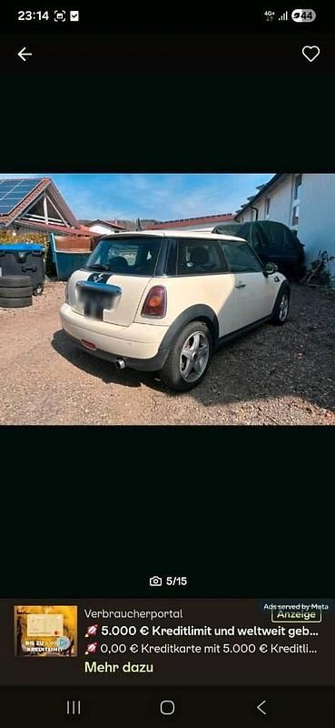 Second-hand Mini Cooper 98 CP (72 kW) 2007 Galben Hatchback