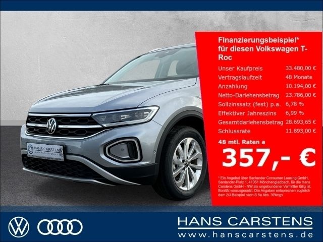 Silber Neu 2024 VW T-Roc Style SUV | 33.480 € (Superpreis) - Bild 1/4