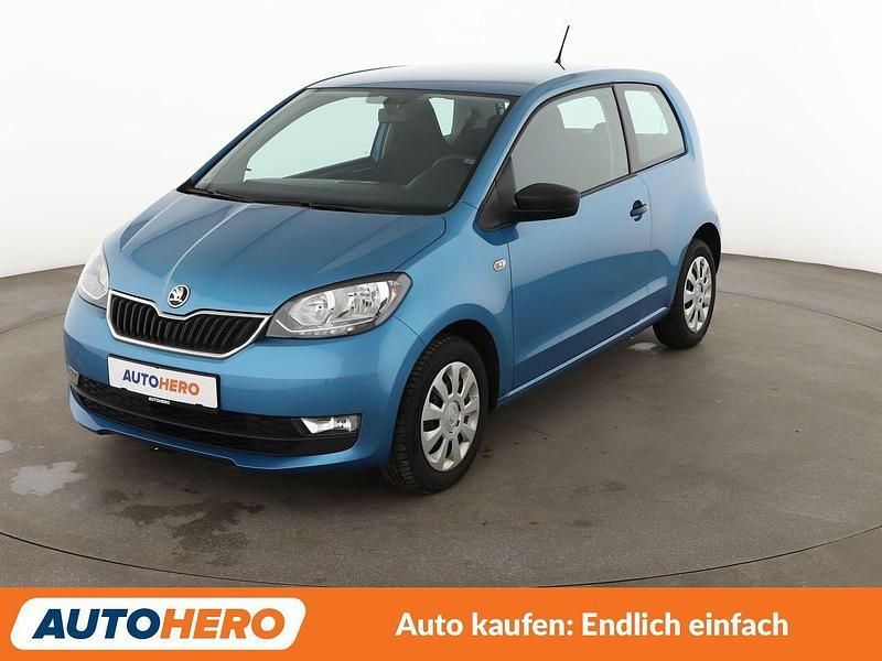 Blau Gebraucht 2019 Skoda Citigo Active Kleinwagen | 9.530 € (Teuer) - Bild 1/3