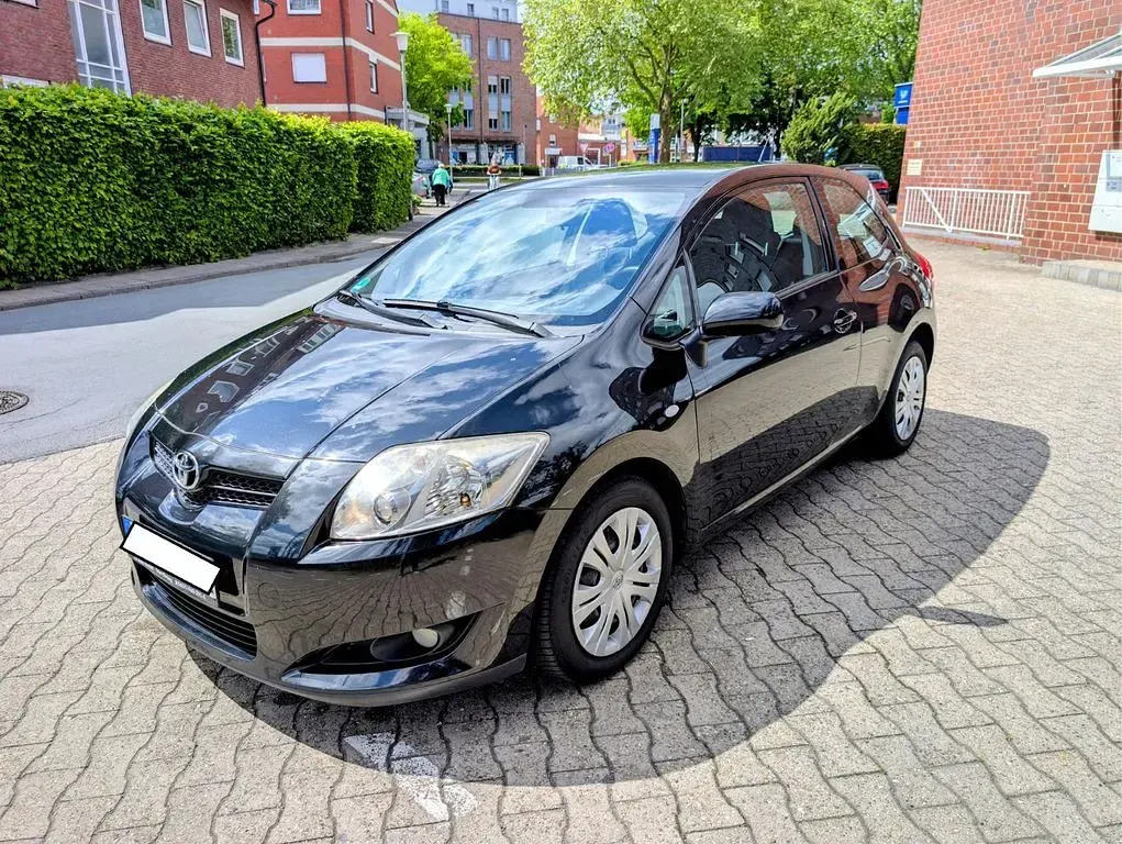 Gebraucht Toyota Auris 97 PS (71 kW) 2008 Schwarz Kleinwagen