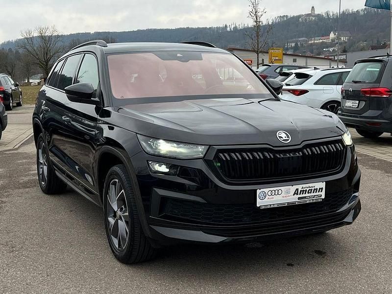 Schwarz Gebraucht 2022 Skoda Kodiaq SportLine SUV | 32.280 € (Fairer Preis) - Bild 1/4