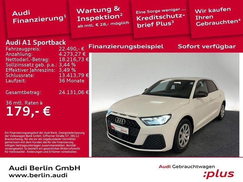 Gebraucht Audi A1 Sportback Basis 95 PS (69 kW) 2024 Cortinaweiß Kleinwagen