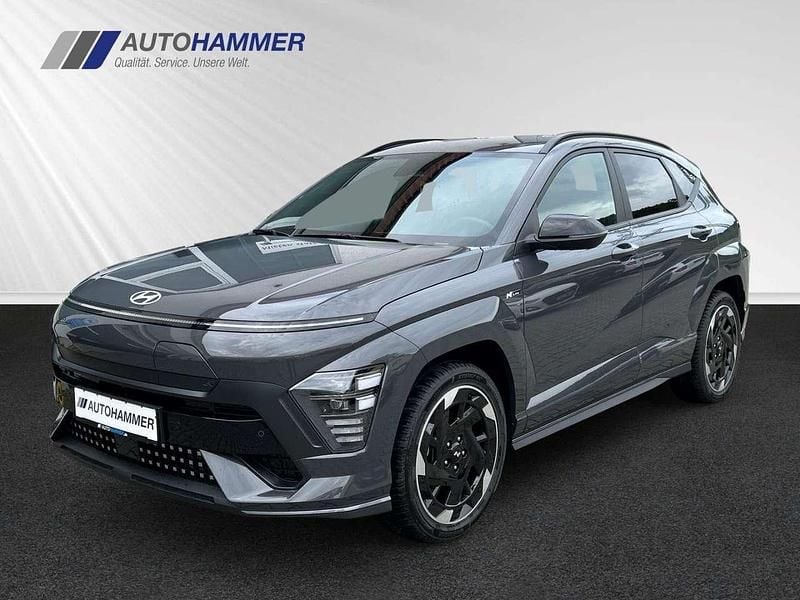 Grau Gebraucht 2024 Hyundai Kona N Line SUV | 33.980 € (Superpreis) - Bild 1/4