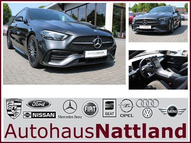 Olivgruen Gebraucht 2022 Mercedes C200 AMG line Kombi | 32.950 € (Etwas zu teuer) - Bild 1/4