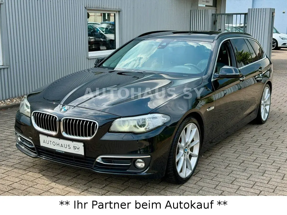 Gebraucht BMW 520 Luxury Line 184 PS (135 kW) 2013 Schwarz Kombi