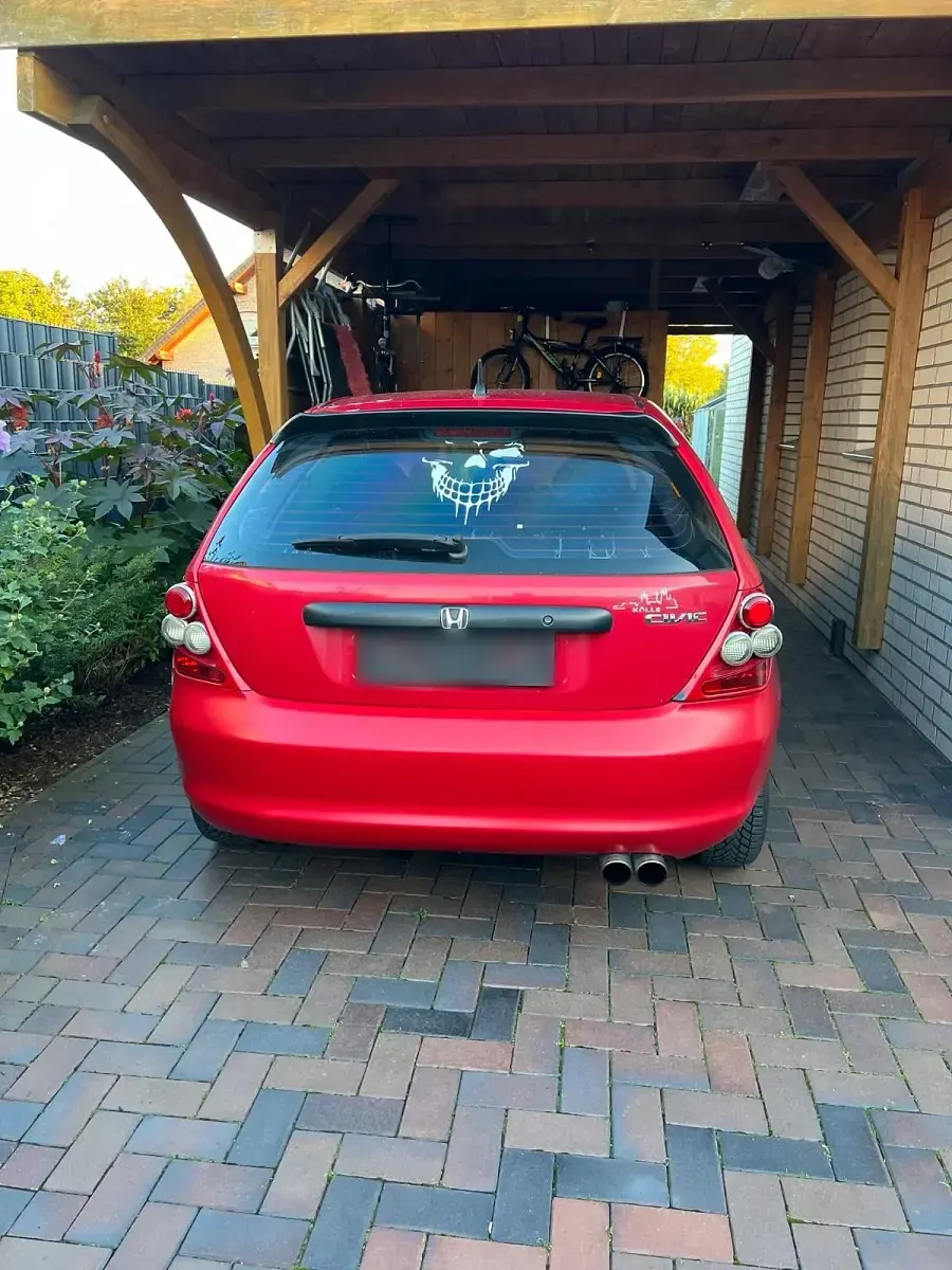 Gebraucht Honda Civic 110 PS (80 kW) 2005 Rot Kleinwagen