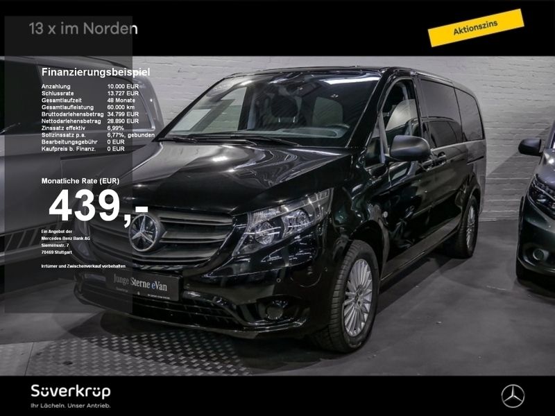 Schwarz Gebraucht 2022 Mercedes e-Vito Van / Kleinbus | 38.890 € (Guter Preis) - Bild 1/4
