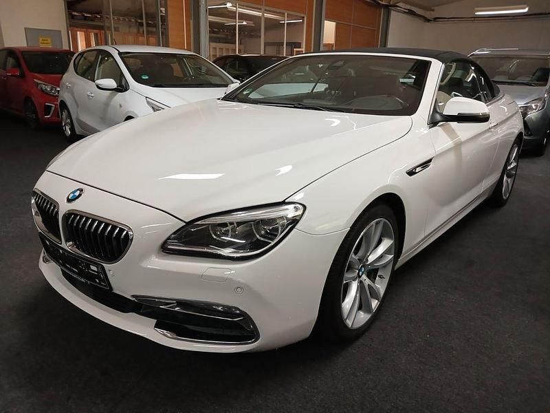 Alpinweiss iii Gebraucht 2017 BMW 640 Cabriolet Sport Line Cabrio | 40.900 € - Bild 1/4