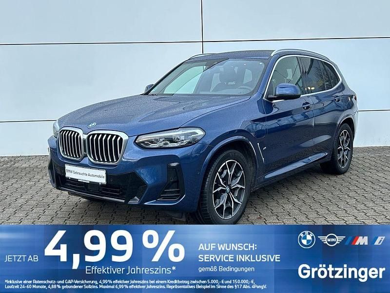 Phytonicblau metallic Gebraucht 2022 BMW X3 M Sport SUV | 38.944 € (Fairer Preis) - Bild 1/4