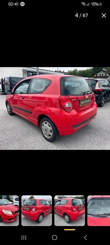 Gebraucht Chevrolet Aveo 75 PS (55 kW) 2010 Rot Kleinwagen