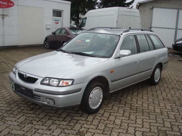 Silber metallic Gebraucht 2000 Mazda 626 Exclusive Kombi | 500 € (Superpreis) - Bild 1/4
