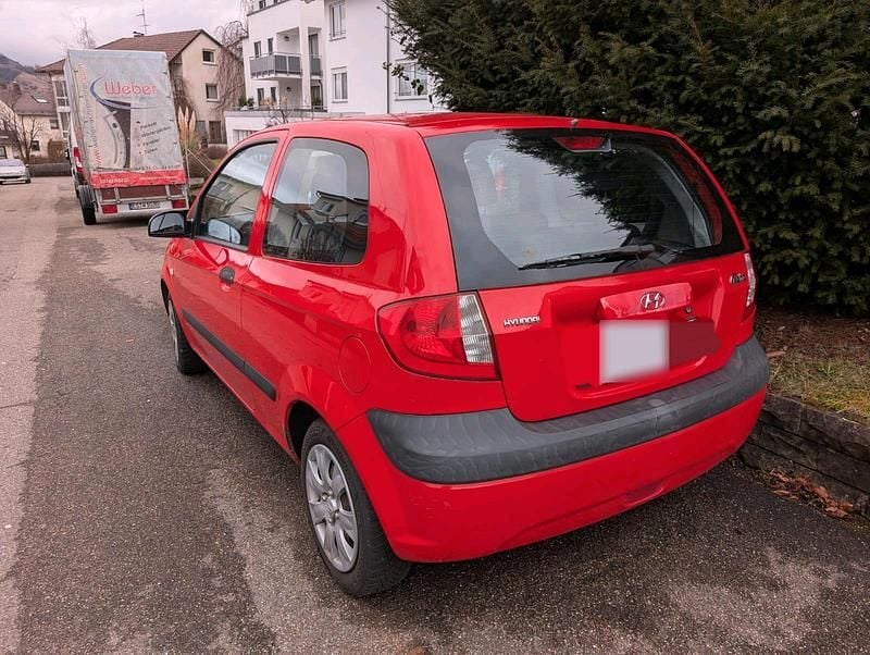 Gebraucht Hyundai Getz 2008 Rot Kleinwagen
