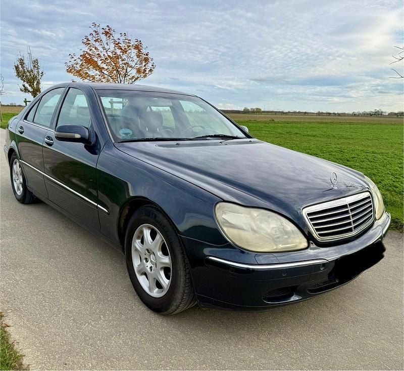 Schwarz Gebraucht 1999 Mercedes S320 Limousine | 3.599 € (Guter Preis) - Bild 1/4