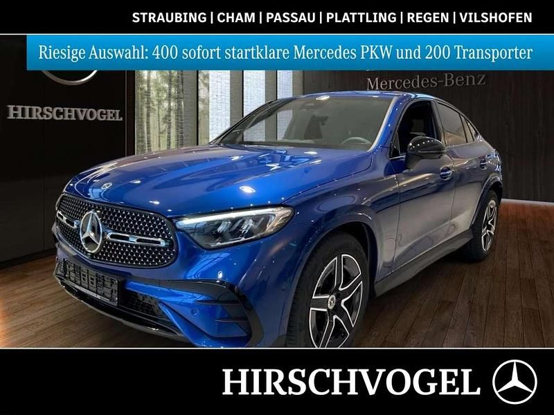 Metalliclack spektralblau Gebraucht 2024 Mercedes GLC220 AMG line Coupé | 61.270 € (Guter Preis) - Bild 1/4