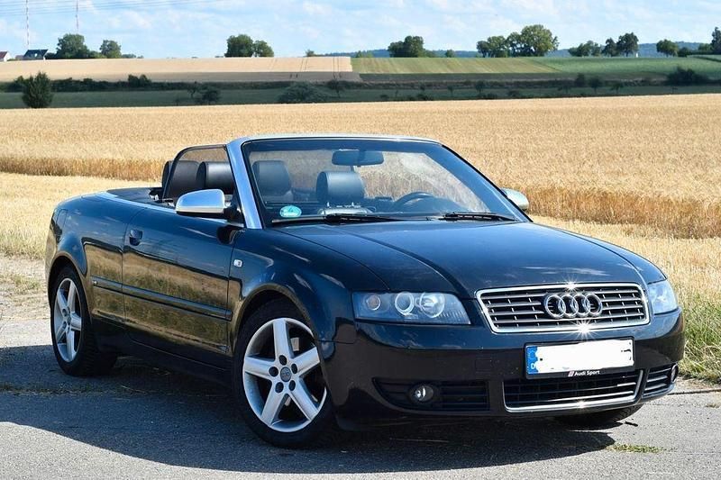 Schwarz Gebraucht 2002 Audi A4 Cabriolet S-Line Cabrio | 4.000 € (Guter Preis) - Bild 1/4