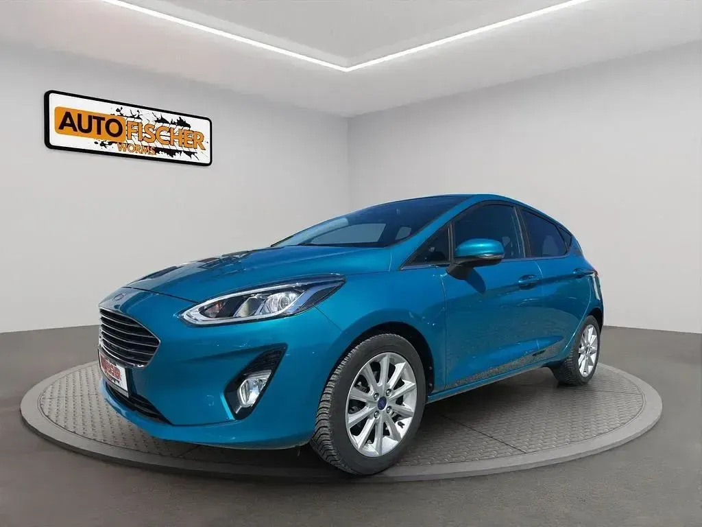 Gebraucht Ford Fiesta Titanium 101 PS (74 kW) 2017 Blau Kleinwagen