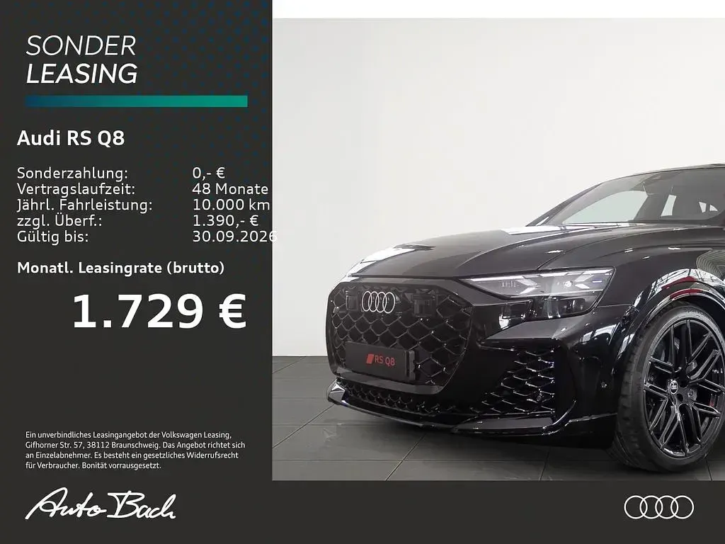 Neu Audi RS Q8 Sport 600 PS (441 kW) 2026 Schwarz SUV