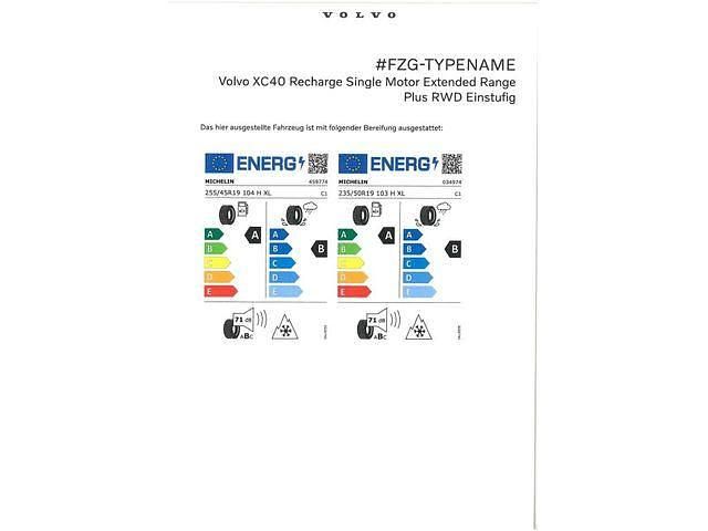 Neu Volvo EX40 Plus 185 kW (252 PS) 2025 Blau SUV