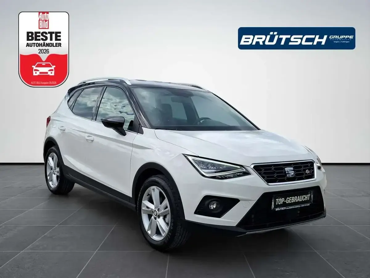 Gebraucht Seat Arona FR 150 PS (110 kW) 2021 "candy" weiss SUV