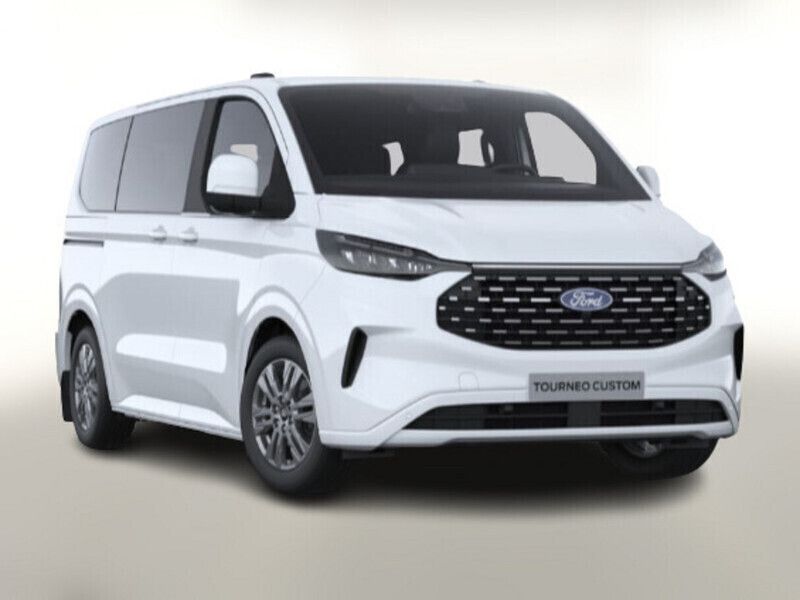 Weiss Neu 2025 Ford Tourneo Custom Van / Kleinbus | 47.079 € (Guter Preis) - Bild 1/3