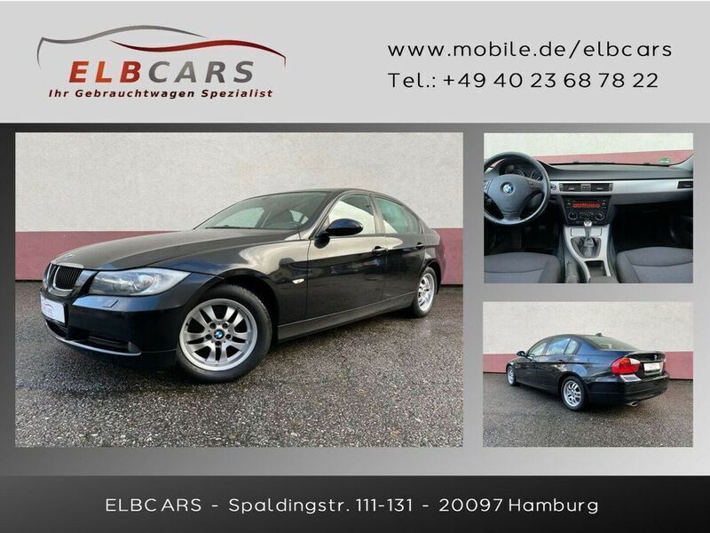 Schwarz Gebraucht 2007 BMW 320 Limousine | 4.999 € (Fairer Preis) - Bild 1/4
