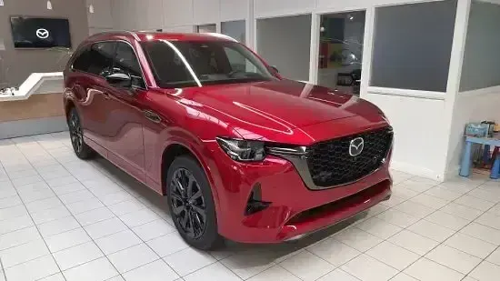 Gebraucht Mazda CX-80 Homura-Line 254 PS (186 kW) 2025 Magmarot metallic SUV