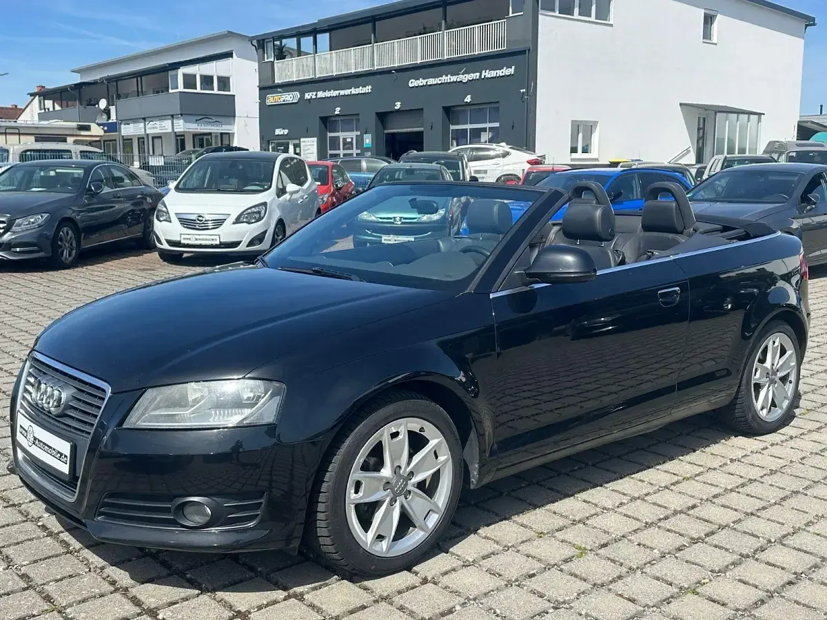 Gebraucht Audi A3 Cabriolet Ambition 160 PS (117 kW) 2008 Schwarz Cabrio