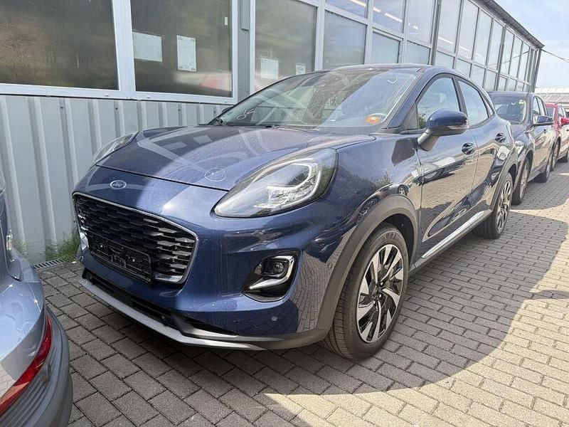 Blau Gebraucht 2024 Ford Puma Titanium SUV | 19.470 € (Superpreis) - Bild 1/4