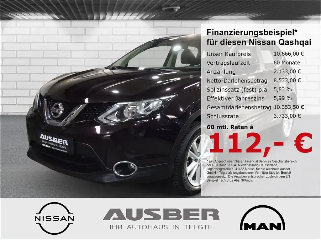 Gebraucht Nissan Qashqai Acenta 131 PS (96 kW) 2016 SUV