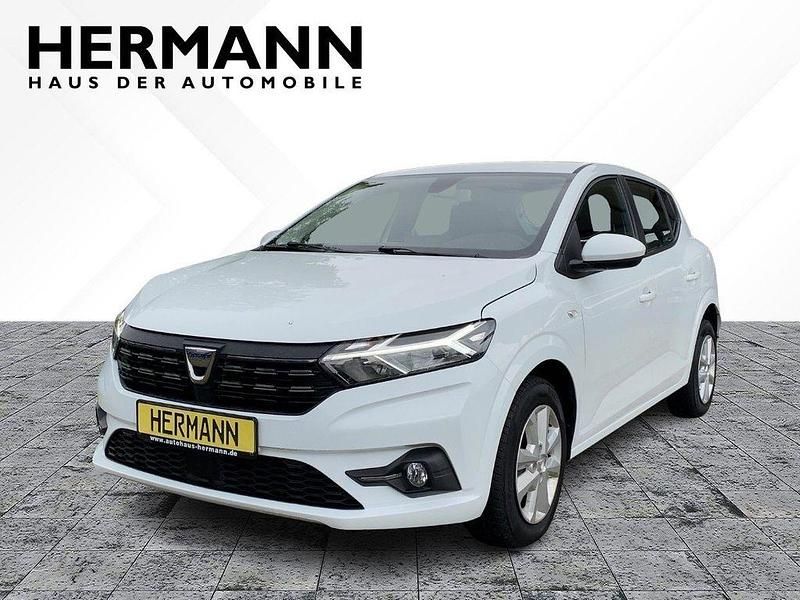 Weiß Gebraucht 2021 Dacia Sandero Comfort Kleinwagen | 9.610 € (Superpreis) - Bild 1/4