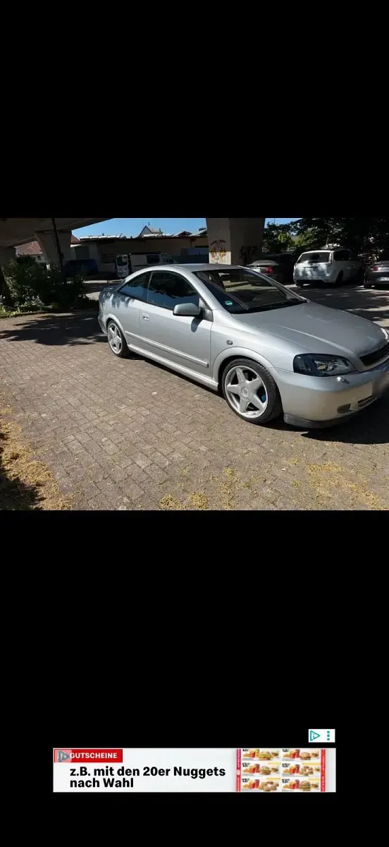 Gebraucht Opel Astra 147 PS (108 kW) 2002 Silber Coupé