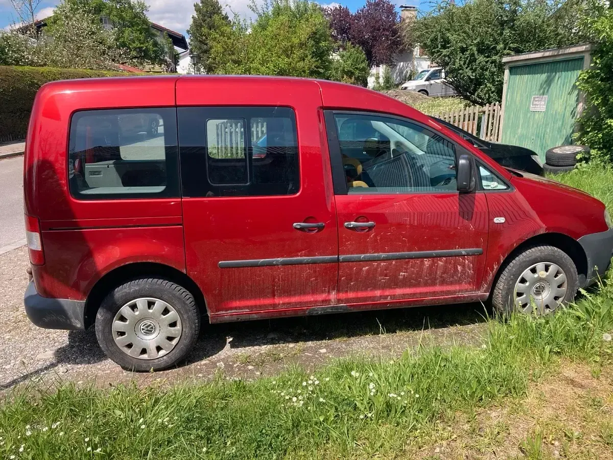 Gebraucht VW Caddy 55 PS (40 kW) 2006 Rot Van / Kleinbus
