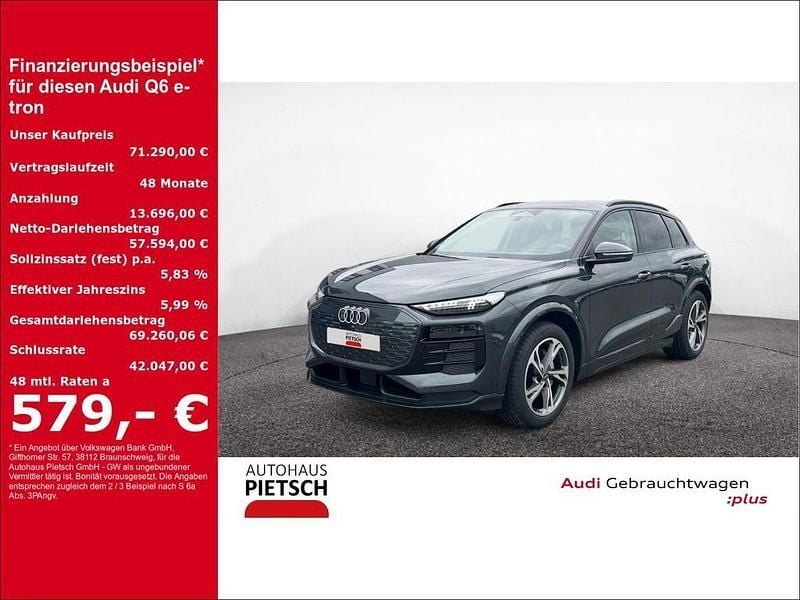 Manhattangrau metallic Gebraucht 2025 Audi Q6 e-tron Sport SUV | 71.290 € (Superpreis) - Bild 1/4