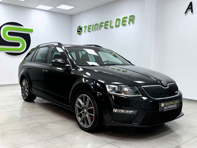 Schwarz Gebraucht 2014 Skoda Octavia RS Kombi | 13.590 € (Fairer Preis) - Bild 1/4