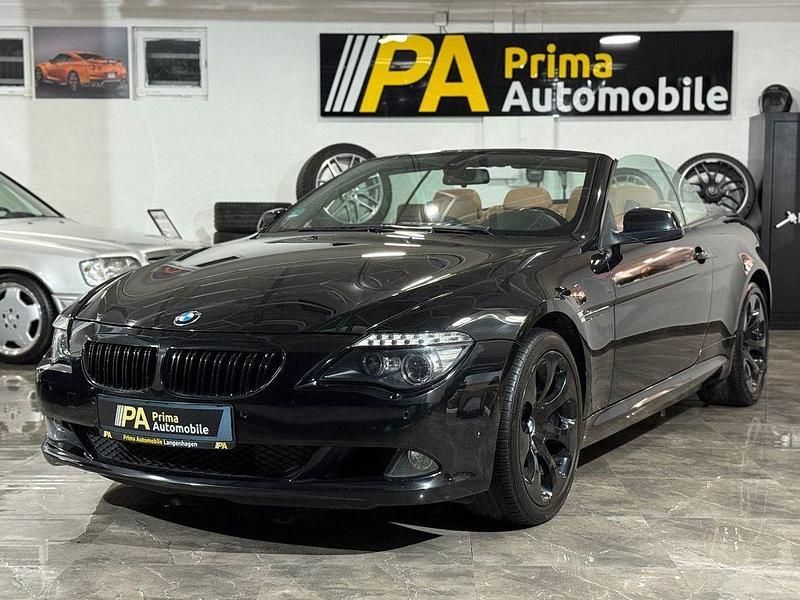 Schwarz Gebraucht 2010 BMW 630 Cabriolet Efficient Dynamics Cabrio | 14.999 € - Bild 1/4